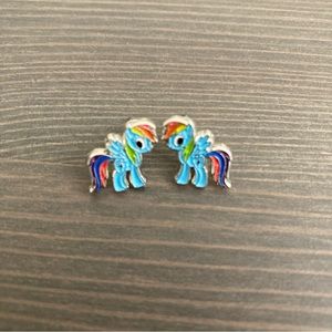 Rainbow Dash stud earrings (My Little Pony)